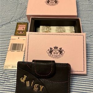 New leather Juicy Couture card holder